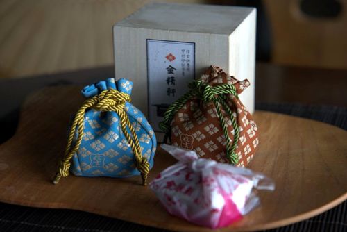 信玄餅専用甲州印伝巾着